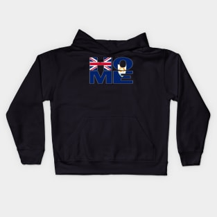 Anguilla Flag Collection Spelling HOME - BVI - Soca Mode Kids Hoodie